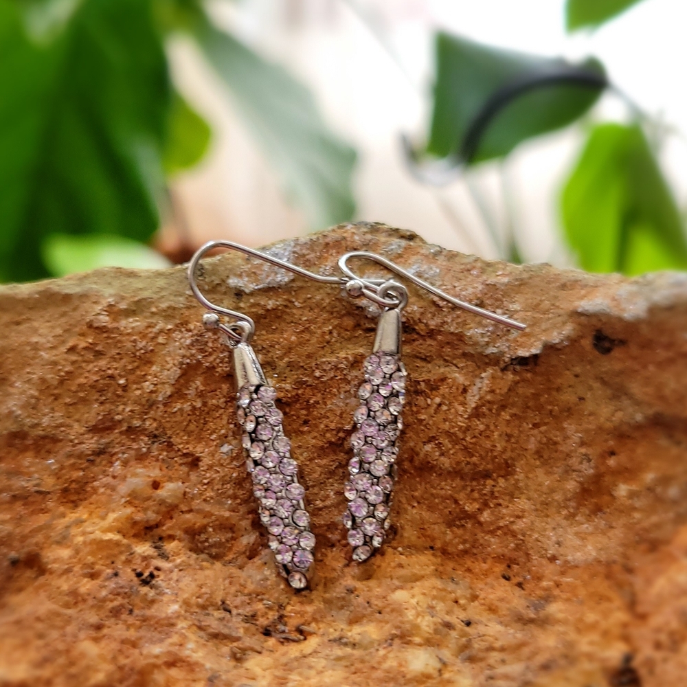 Sparkly Dangling Earrings Fashion Jewelry